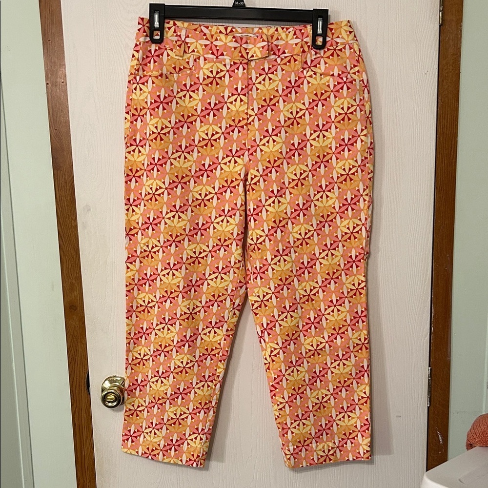 Talbot’s Stylish Geometric Patterned Women’s Pants
